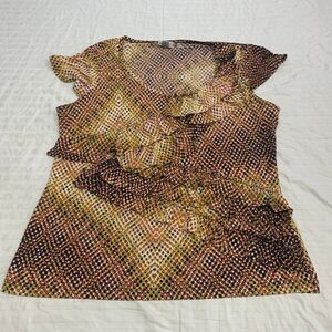 🪸🪸🪸 WORTHINGTON WOMENS SHIRT BLOUSE SIZE L PETITE 🪸🪸🪸